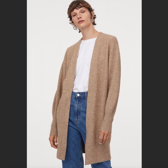 H&M long cardigan with balloon sleeves XS - Picture 4 of 6